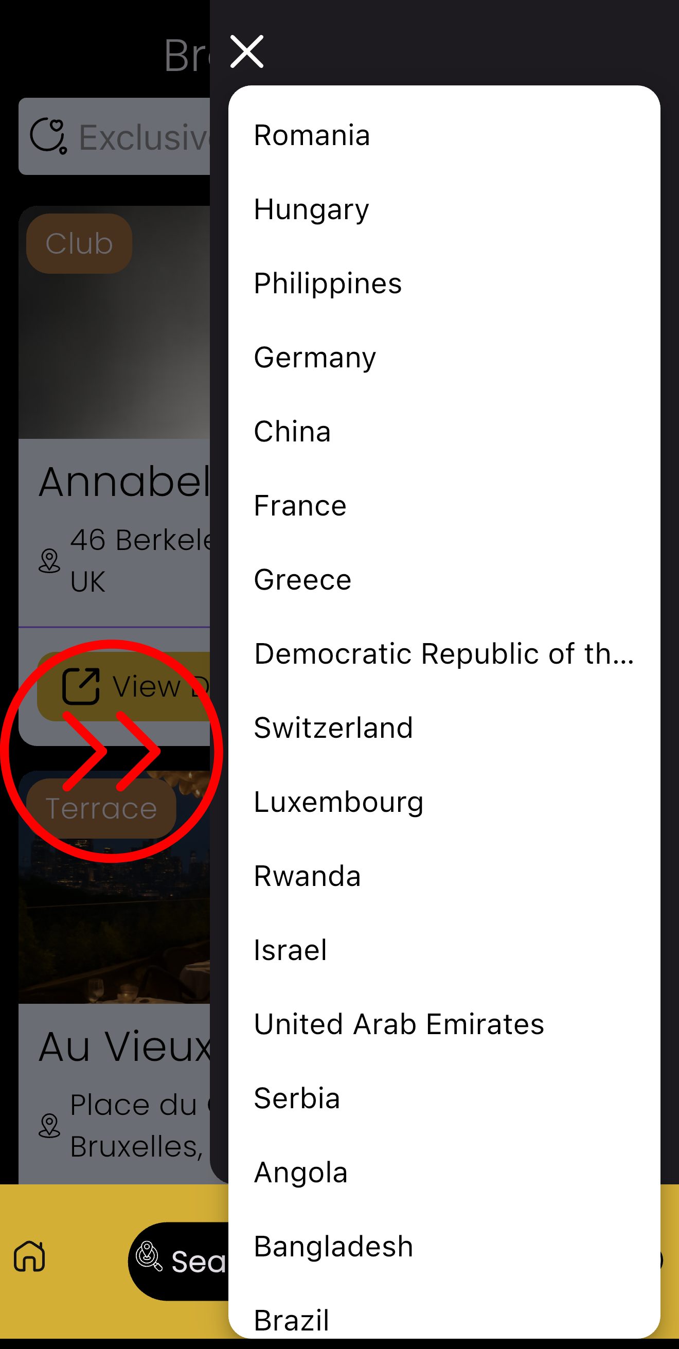 Search by Country